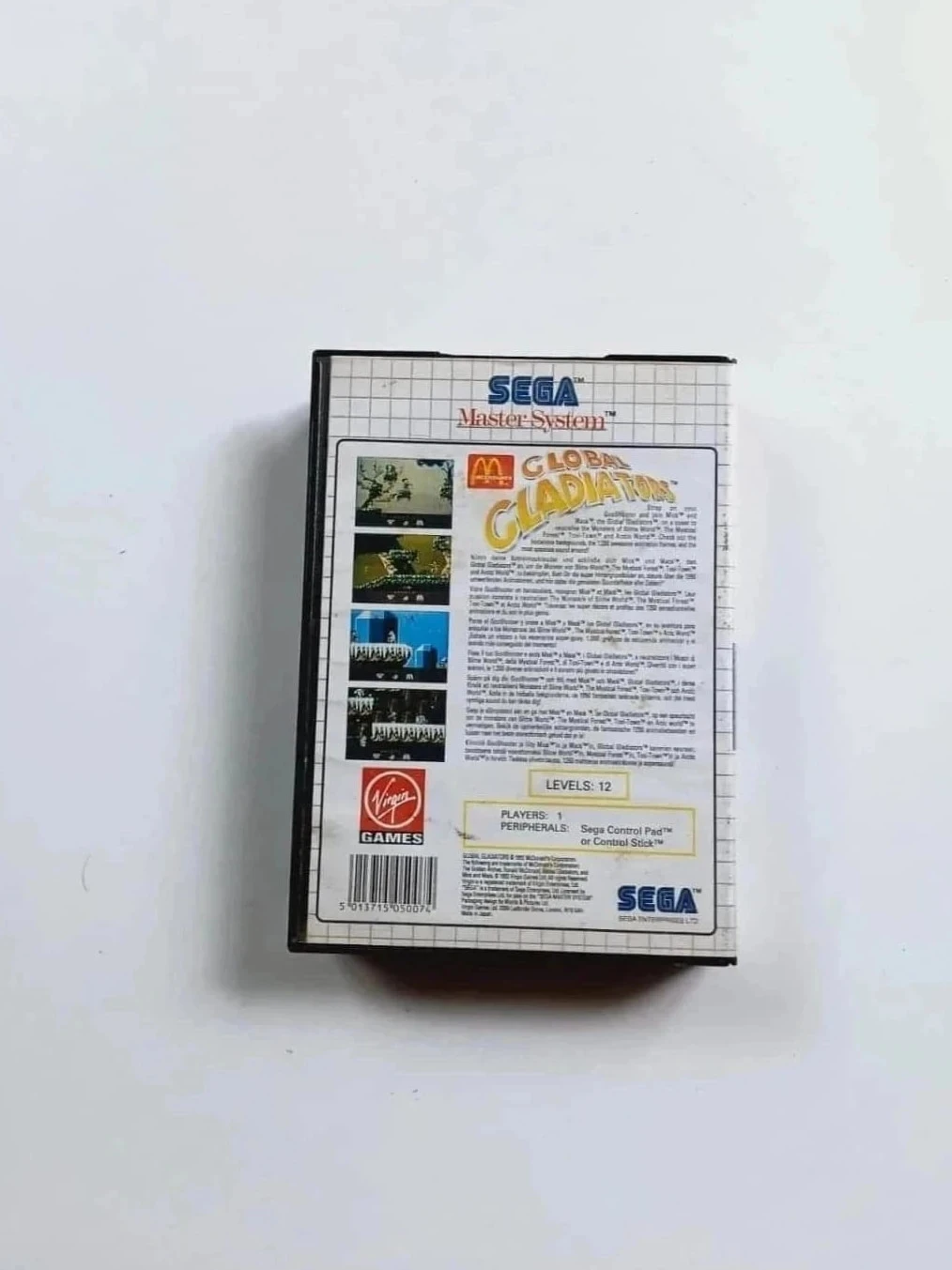 global gladiators master system sms – photo 2